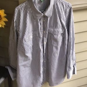 White & black women’s plue3x long sleeve Lauren